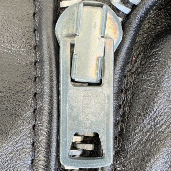 Starwest Inc Vintage Grunge Moto Black Leather Jacket Made in USA Men's 44 (XL) - Picture 5 of 14